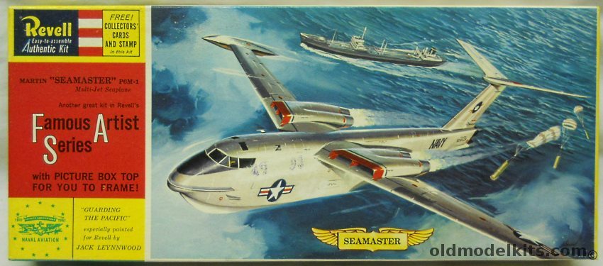 Revell 1/136 Martin P6M-1 Seamaster - 'Famous Artist' Issue - (P6M1), H176-98 plastic model kit